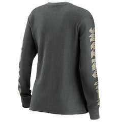 New Orleans Saints WEAR by Erin Andrews Women's Long Sleeve Thermal T-Shirt Gray