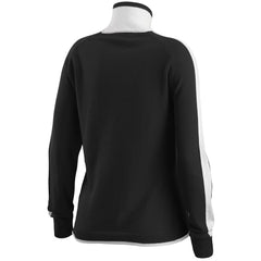 New Orleans Saints WEAR by Erin Andrews Women's Ski Raglan Pullover Sweater Black