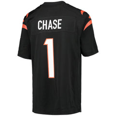 Nike Ja'Marr Chase Cincinnati Bengals Youth Game Jersey Black
