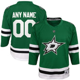 Dallas Stars Youth Home Replica Custom Jersey - Green - NHL 4328539