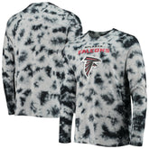 Atlanta Falcons New Era Tie-Dye Long Sleeve T-Shirt Black