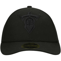 Tennessee Titans New Era Alternate Logo Black on Black Low Profile 59FIFTY II Fitted Hat Black