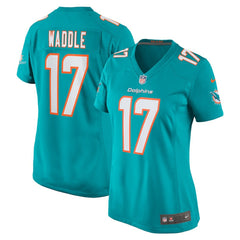 Nike Jaylen Waddle Miami Dolphins Women's Game Player Jersey Aqua