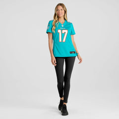 Nike Jaylen Waddle Miami Dolphins Women's Game Player Jersey Aqua