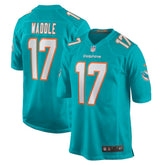 Nike Jaylen Waddle Miami Dolphins Game Player Jersey Aqua
