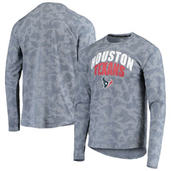Houston Texans MSX by Michael Strahan Camo Performance Long Sleeve T-Shirt Navy