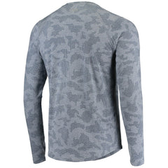 New England Patriots MSX by Michael Strahan Camo Performance Long Sleeve T-Shirt Navy
