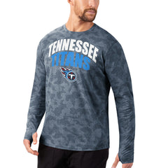 Tennessee Titans MSX by Michael Strahan Camo Long Sleeve T-Shirt Navy