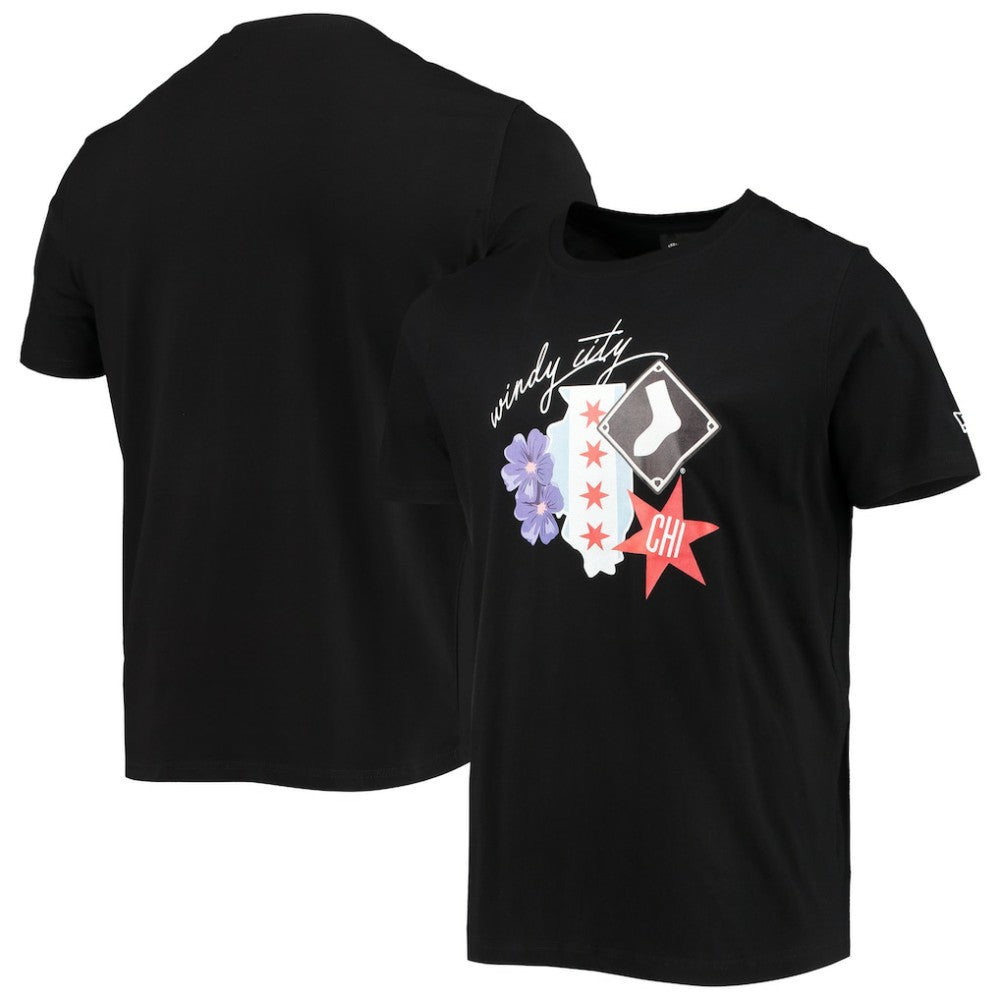 Chicago White Sox New Era City Cluster T-Shirt - Black - New Era Discount