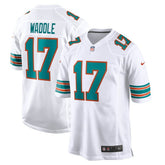 Nike Jaylen Waddle Miami Dolphins Game Jersey White