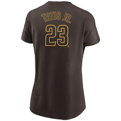 Fernando Tatis Jr. San Diego Padres Nike Women's Name & Number T-Shirt - Brown - Nike on Sale