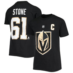Mark Stone Vegas Golden Knights Youth Player Name & Number T-Shirt - Black - NHL 4357686