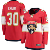 Spencer Knight Florida Panthers Fanatics Women's Home Breakaway Jersey - Red - NHL 4359488