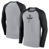Chicago White Sox Nike Game Authentic Collection Performance Raglan Long Sleeve T-Shirt - Gray/Black - Nike on Sale