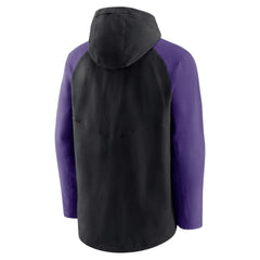 Colorado Rockies Nike Authentic Collection Performance Raglan Full-Zip Hoodie - Black/Purple - Nike Online