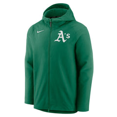 Athletics Nike Authentic Collection Performance Raglan Full-Zip Hoodie - Kelly Green - Nike Lifestyle