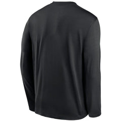 Miami Marlins Nike Authentic Collection Performance Long Sleeve T-Shirt - Black - Nike Sale