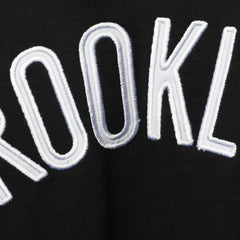 Brooklyn Nets Big & Tall Double Contrast Pullover Hoodie Black/White | Fanatics for sale