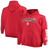 Houston Rockets Big & Tall Team Wordmark Pullover Hoodie for sale Red | Fanatics Near Me