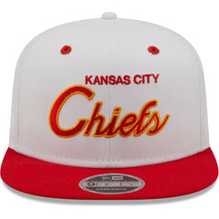 Kansas City Chiefs New Era Sparky Original 9FIFTY Snapback Hat White/Red