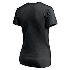 Alvin Kamara New Orleans Saints Women's Checkdown V-Neck T-Shirt Black