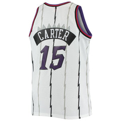 Vince Carter Toronto Raptors 1998/99 Big & Tall Hardwood Classics Swingman Jersey White | Mitchell & Ness Lifestyle