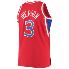 Allen Iverson Philadelphia 76ers 1996/97 Big & Tall Hardwood Classics Swingman Jersey Red | Mitchell & Ness discount