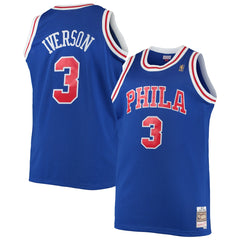 Allen Iverson Philadelphia 76ers 1996/97 Big & Tall Hardwood Classics Swingman Jersey Royal | Mitchell & Ness outlet