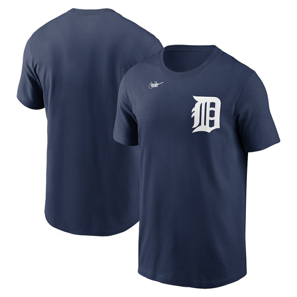 Detroit Tigers Nike Cooperstown Collection Wordmark T-Shirt - Navy - Nike Lifestyle