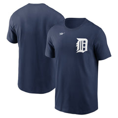 Detroit Tigers Nike Cooperstown Collection Wordmark T-Shirt - Navy - Nike Lifestyle