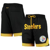 Mitchell & Ness Pittsburgh Steelers Just Don Gold Rush Shorts Black