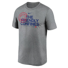 Chicago Cubs Nike Local Rep Legend Performance T-Shirt - Heathered Charcoal - Nike Lifestyle