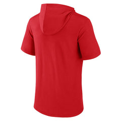 St. Louis Cardinals Fanatics Iconic Rebel Short Sleeve Hooded Top - Red - Fanatics Discount