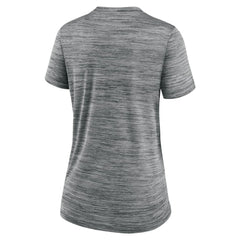 San Francisco Giants Nike Women's Authentic Collection Velocity Performance V-Neck T-Shirt - Anthracite - Nike Discount