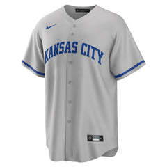 Kansas City Royals Nike Road Replica Team Jersey - Gray - Nike Discount