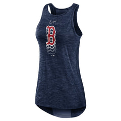 Boston Red Sox Nike Women's Logo Fade High Neck Performance Tank Top - Navy - Nike Lifestyle