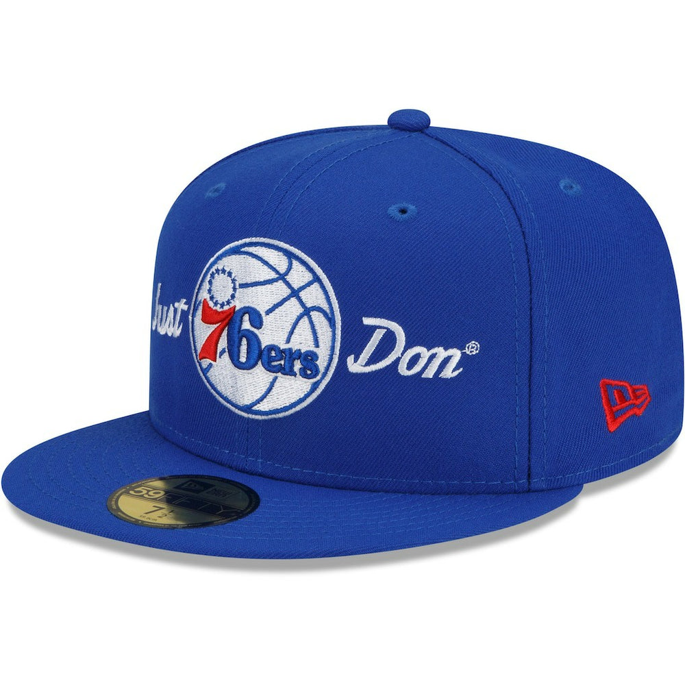 Philadelphia 76ers x Just Don 59FIFTY Fitted Hat Royal | New Era Near Me