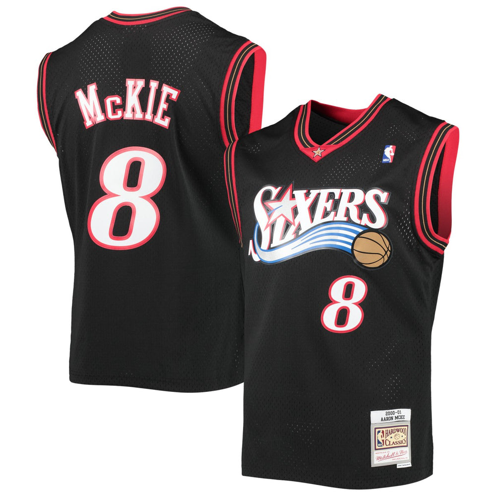 Aaron McKie Philadelphia 76ers Hardwood Classics Swingman Jersey Black | Mitchell & Ness Near Me