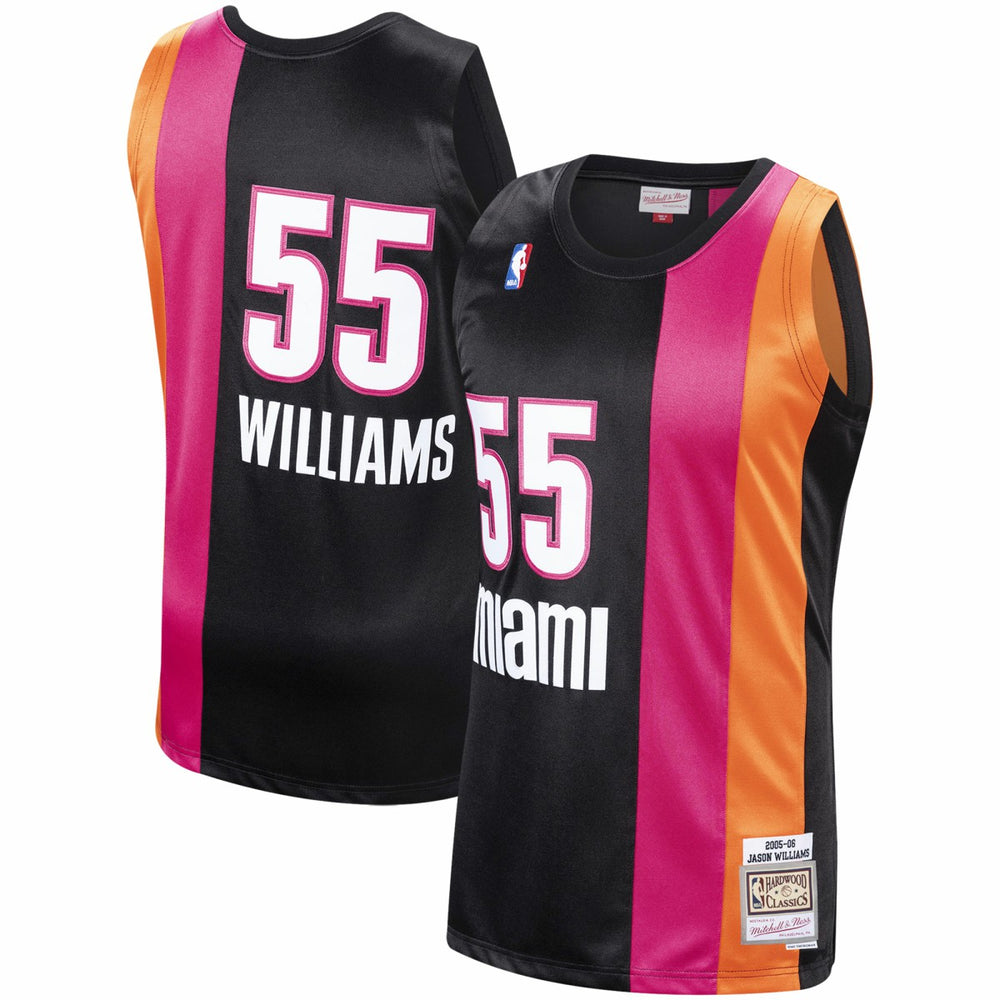 Jason Williams Miami Heat 2005/06 Hardwood Classics Swingman Jersey Black | Mitchell & Ness online