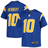 Nike Justin Herbert Los Angeles Chargers Youth Game Jersey Royal