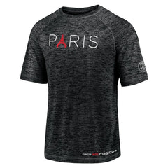 Paris Saint-Germain Tower Space-Dye Raglan T-Shirt Black - Fanatics outlet