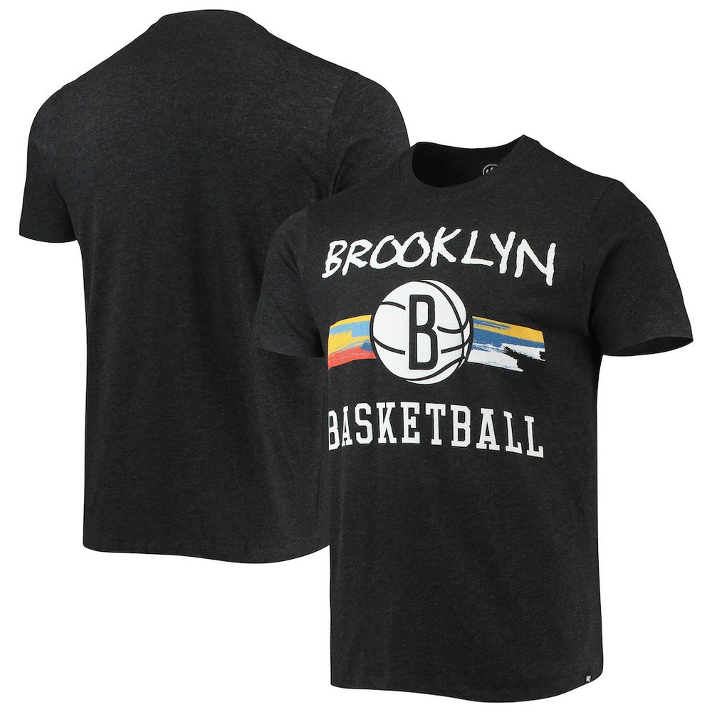 Brooklyn Nets '47 City Edition Club T-Shirt Black | 47 brand Lifestyle