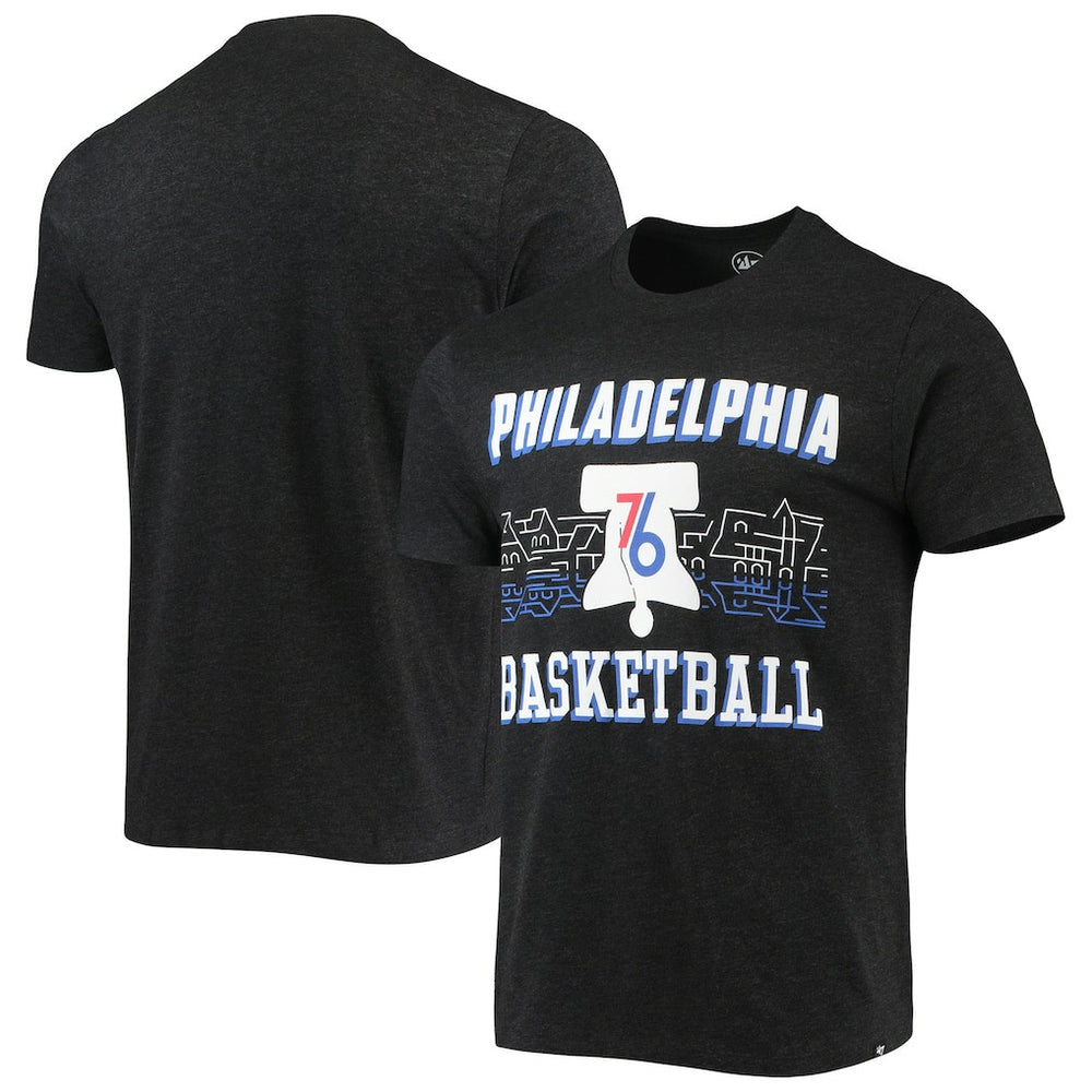Philadelphia 76ers '47 City Edition Club T-Shirt Black | 47 brand online