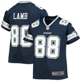 Nike CeeDee Lamb Dallas Cowboys Youth Player Game Jersey Navy