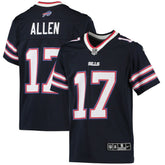 Nike Josh Allen Buffalo Bills Youth Inverted Team Game Jersey Navy