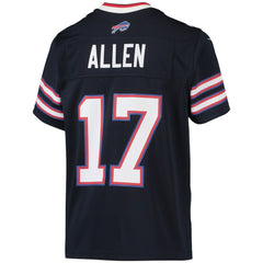Nike Josh Allen Buffalo Bills Youth Inverted Team Game Jersey Navy