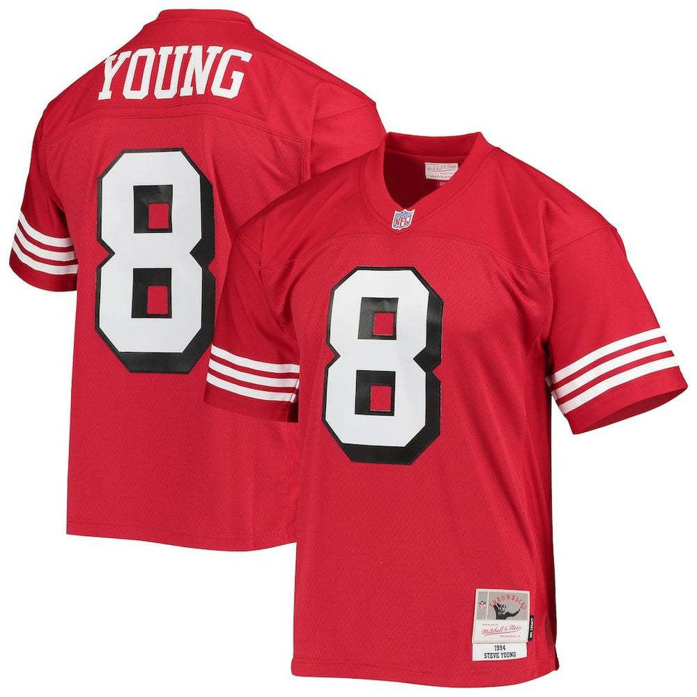 Mitchell & Ness Steve Young San Francisco 49ers Legacy Replica Jersey Scarlet