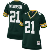 Mitchell & Ness Charles Woodson Green Bay Packers Women's 2010 Legacy Replica Player Jersey Green