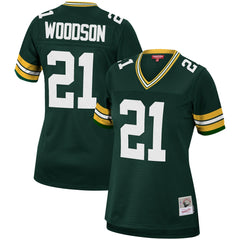 Mitchell & Ness Charles Woodson Green Bay Packers Women's 2010 Legacy Replica Player Jersey Green