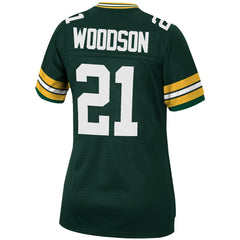 Mitchell & Ness Charles Woodson Green Bay Packers Women's 2010 Legacy Replica Player Jersey Green